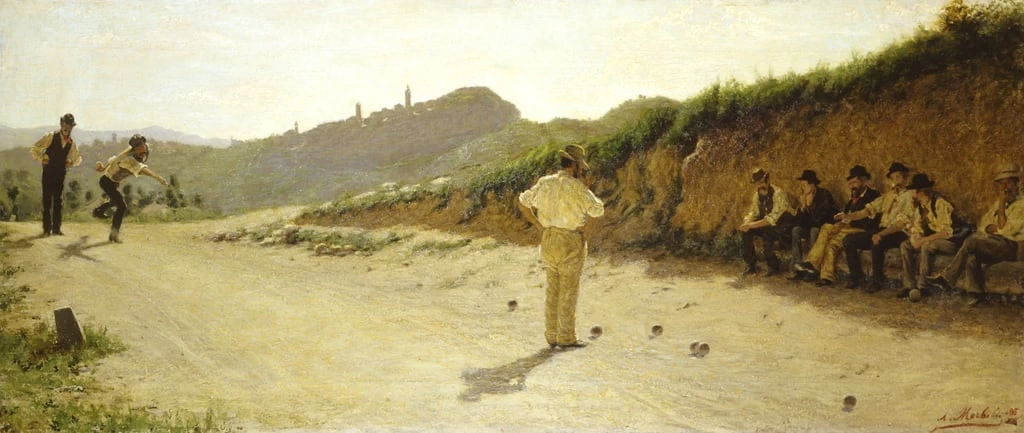 La partita a bocce - Collezione Marzotto Alfonsi, Rome